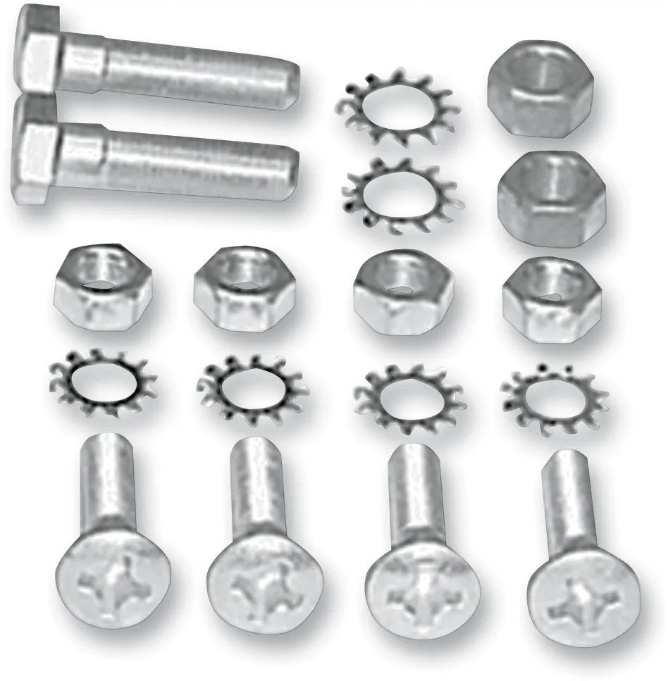 Colony 2665-18 Rear Fender Support Mounting Kit - Cadmium