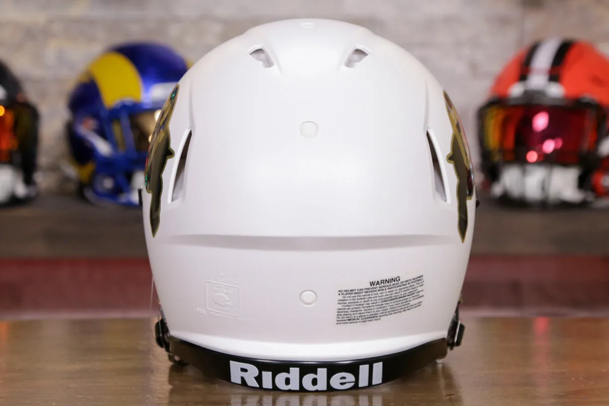 Colorado Buffaloes Riddell Speed Authentic Helmet - Matte White