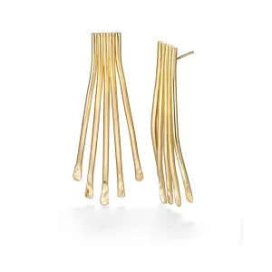 Combing Through post earrings