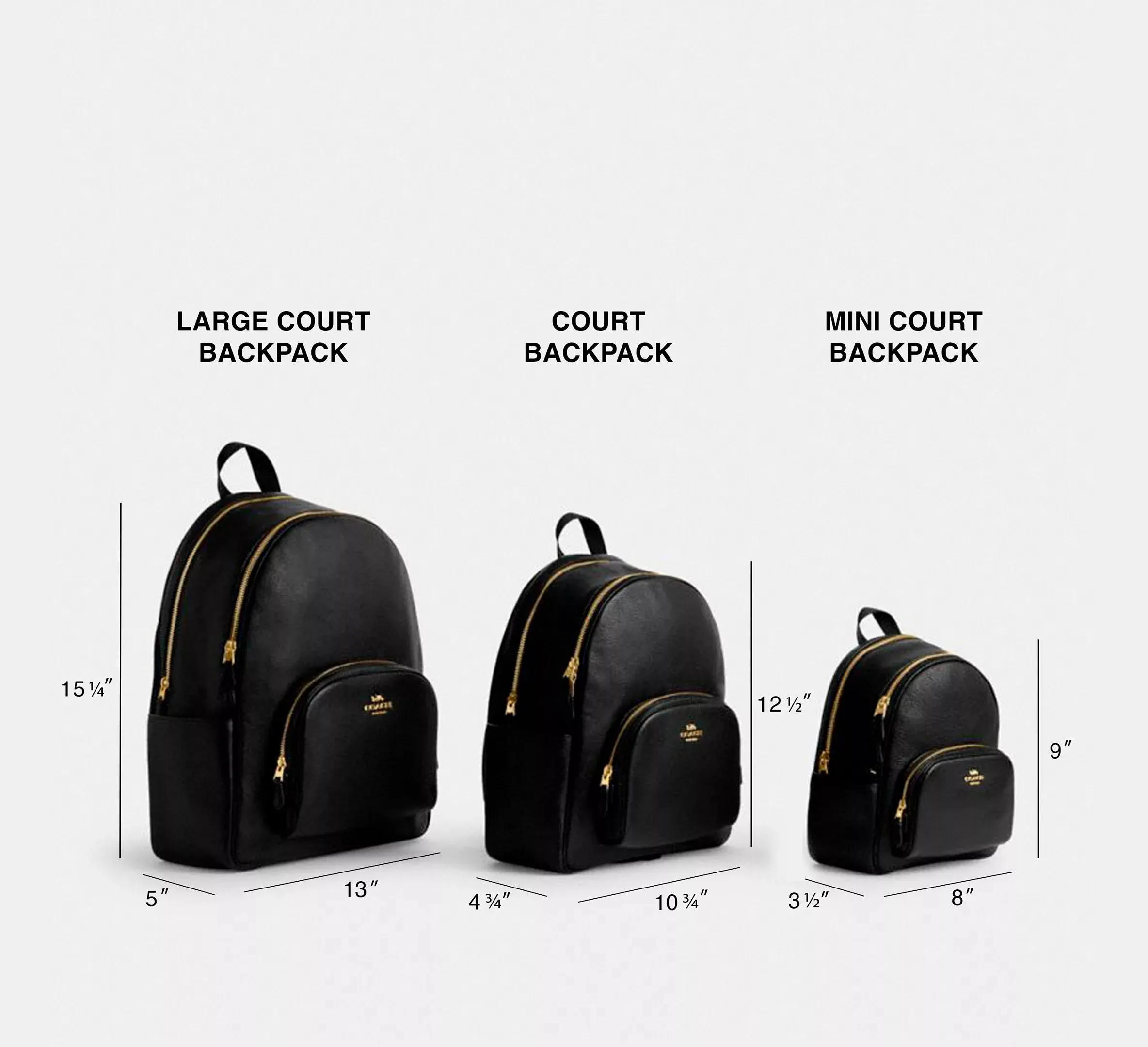 Court Backpack In Signature Denim