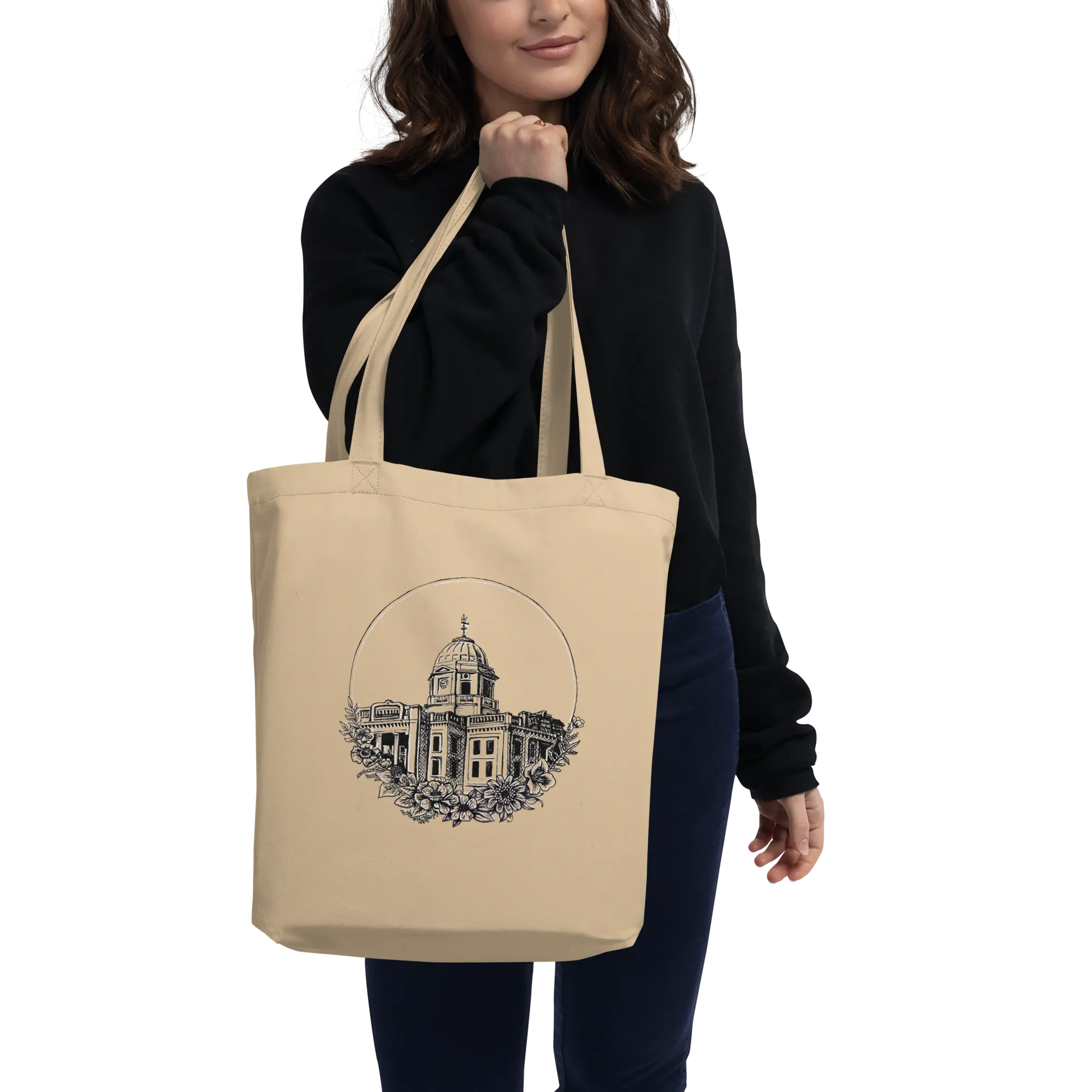 Courthouse Floral Tote