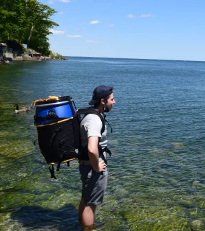 Darrell's Barrels 60L Canoe Barrel   North 49 60L Barrel Harness Combo