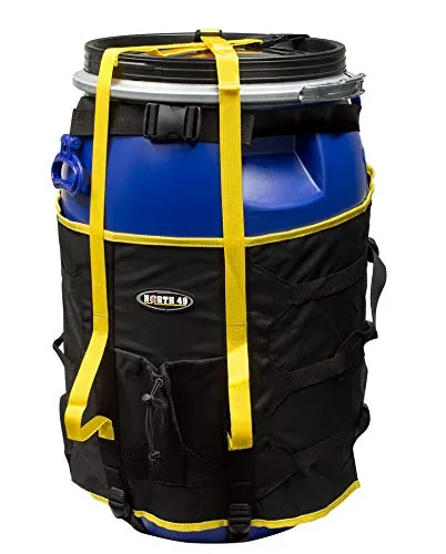 Darrell's Barrels 60L Canoe Barrel   North 49 60L Barrel Harness Combo