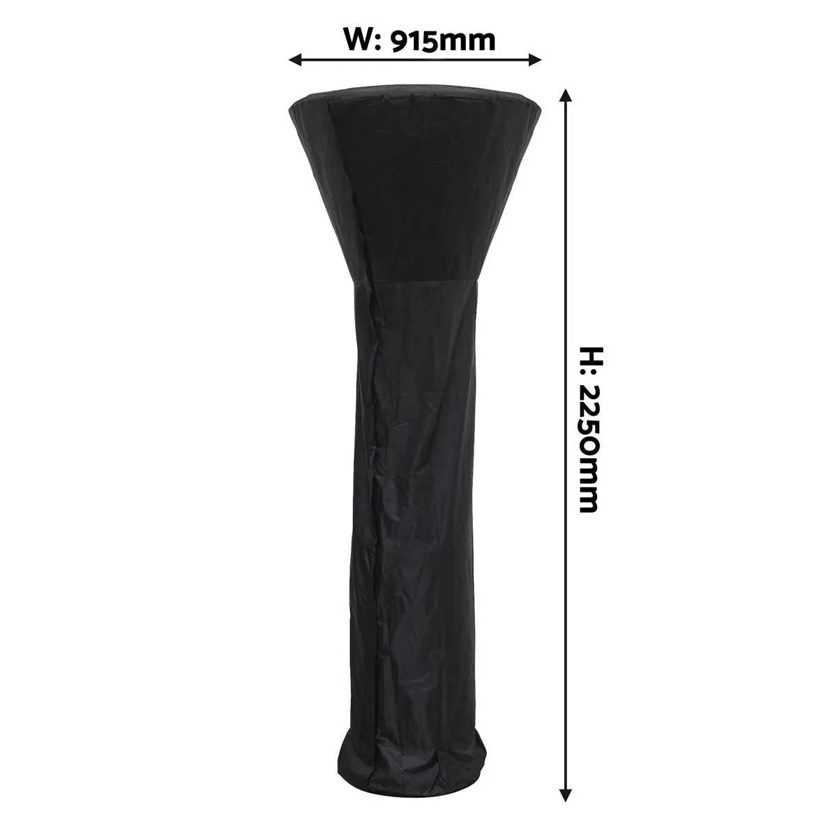 Dellonda Tower Patio Heater Cover, Heavy-Duty & Water Resistant