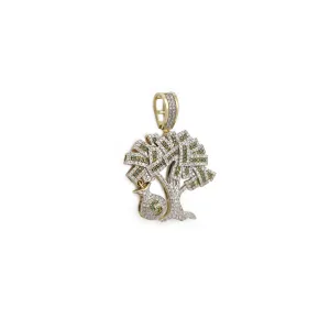 Diamond Money Tree Pendant (14K) (10K)