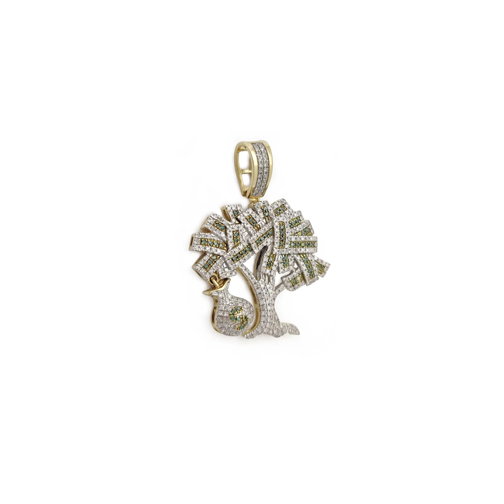 Diamond Money Tree Pendant (14K) (10K)