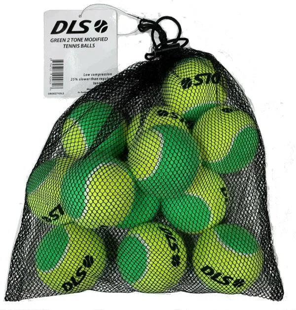DLS Green Stage 1 Tennis ball Pack of 12