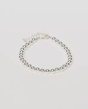 Dot Bracelet, Sterling Silver 5mm