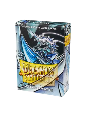 Dragon Shield DS60J Matte - Clear – 60 Japanese Size