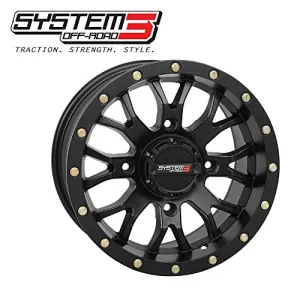 Dragonfire Racing 19-0060 ST-3 Wheel - 18x7-4 3( 10mm) - 4/137 - Matte Black