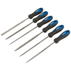 Draper Soft Grip Needle File Set  140mm (6 Piece) Dr-83982