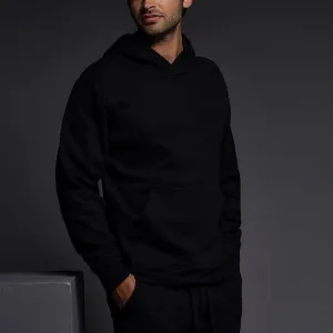 Dual Layer Hoodie Black