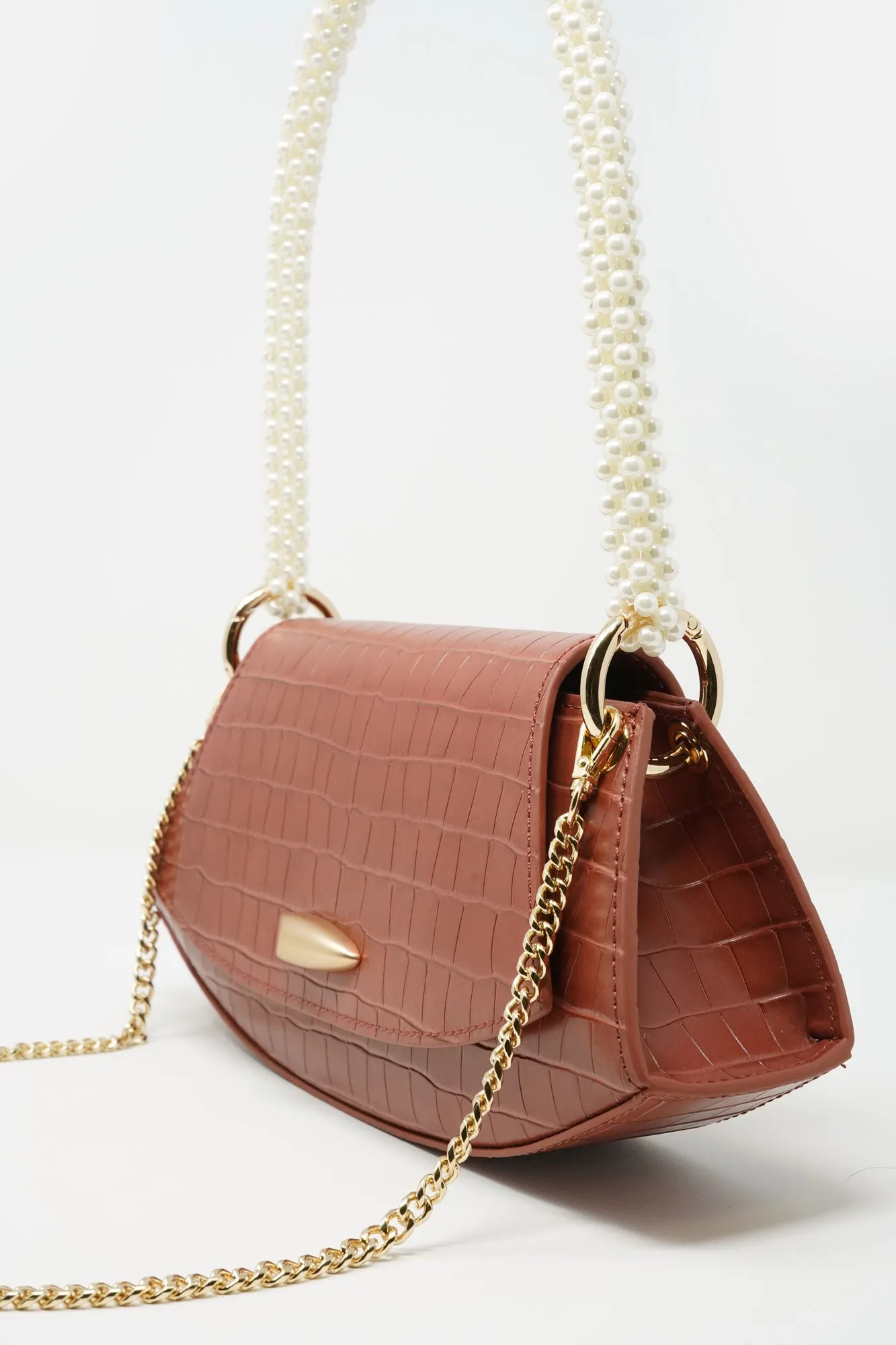 Ella Textured Leather Bag