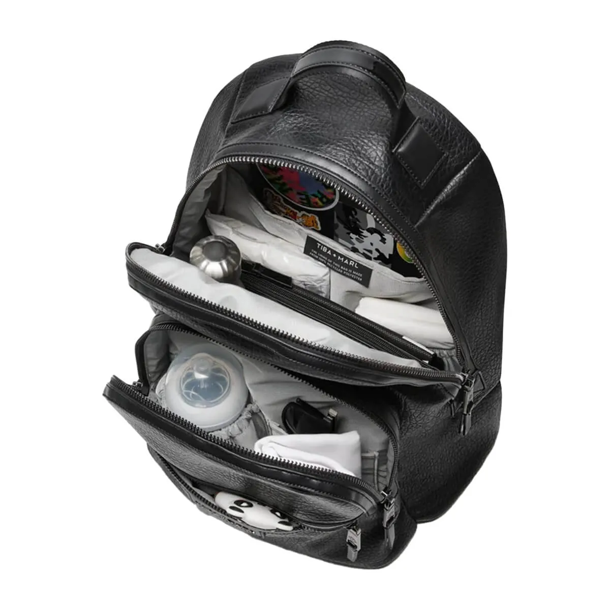 Elwood Changing Backpack Veganes Leder aus recyceltem Polyurethan