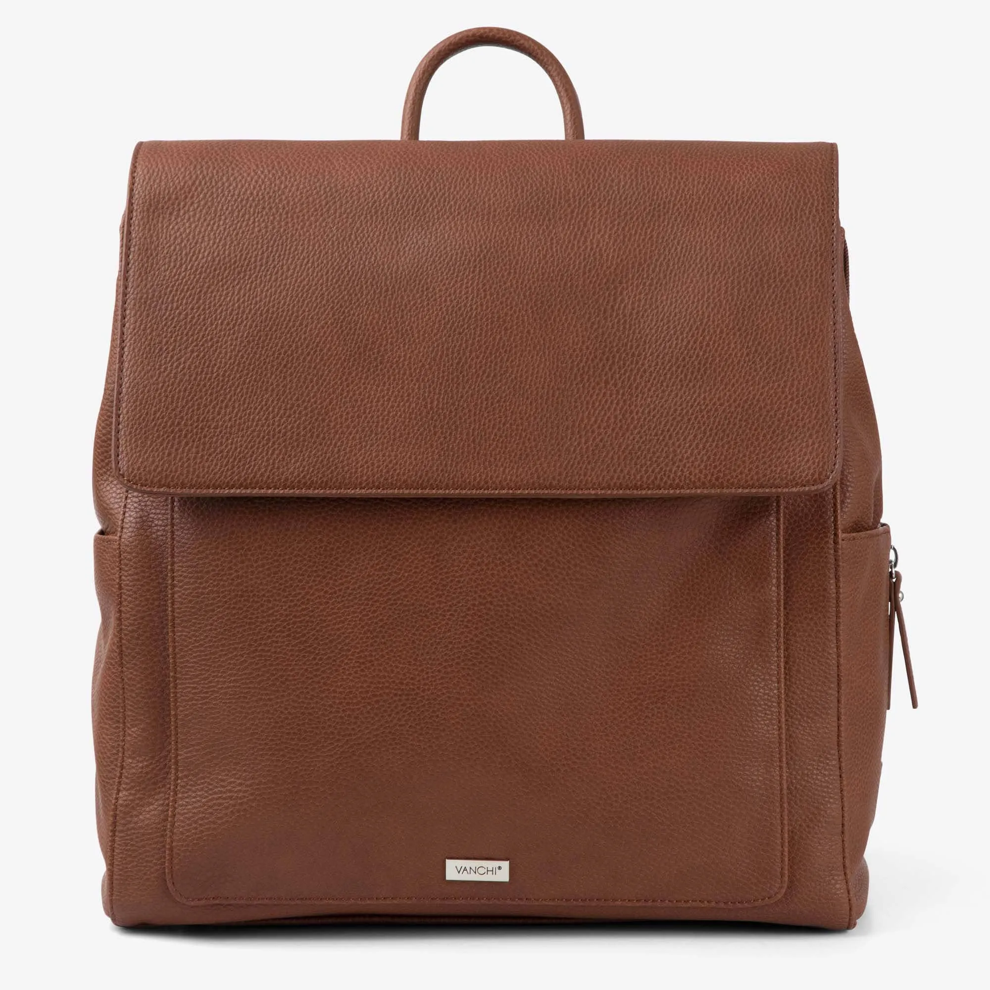 Emmy Backpack (Vegan) Pebbled Tan