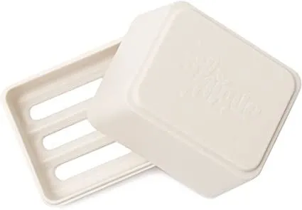 Ethique | White In Shower Container - Bamboo & Cornstarch | Single