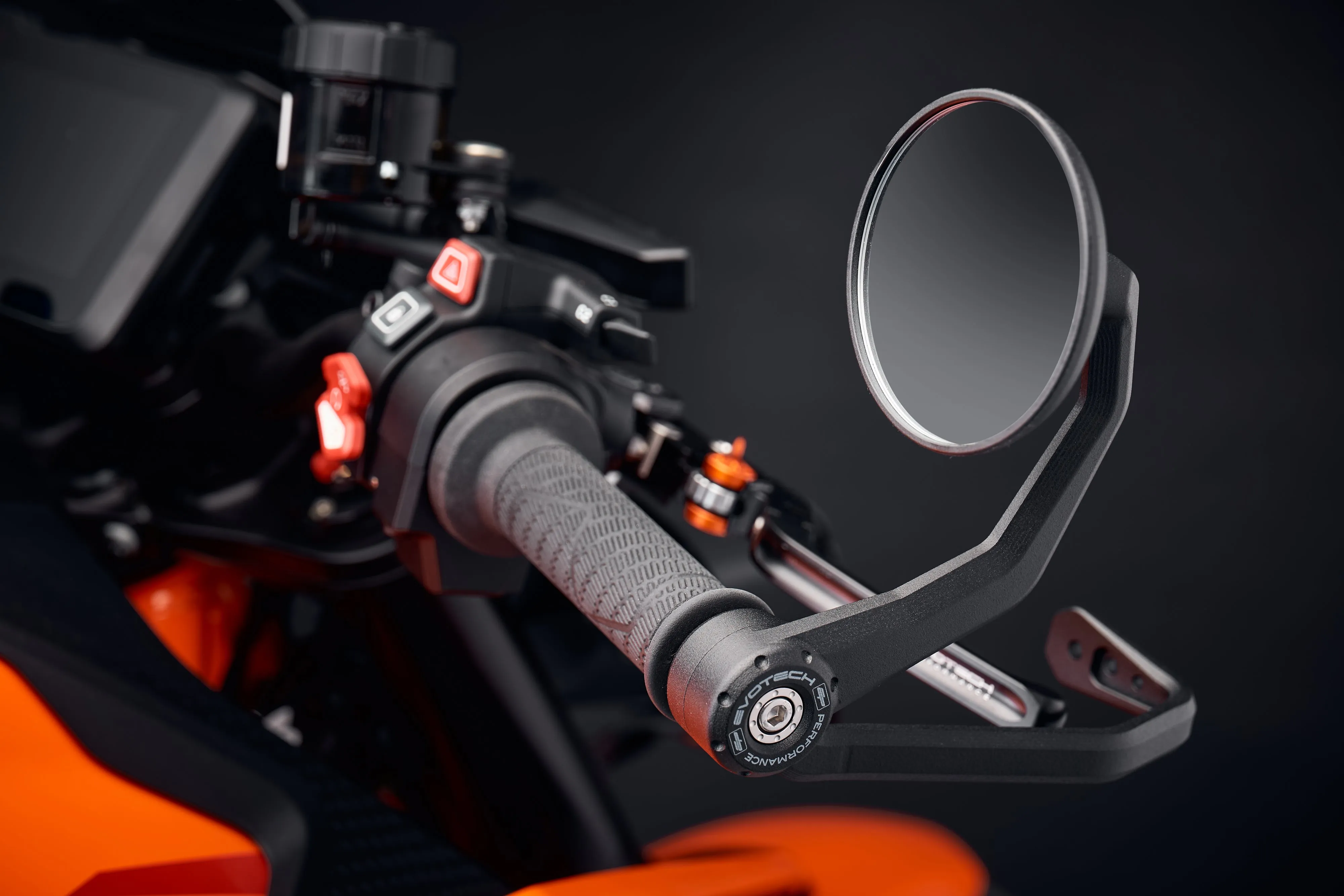 Evotech Bar End Mirrors / Brake and Clutch Protector Kit - KTM 1290 Super Duke R Evo (2022 )