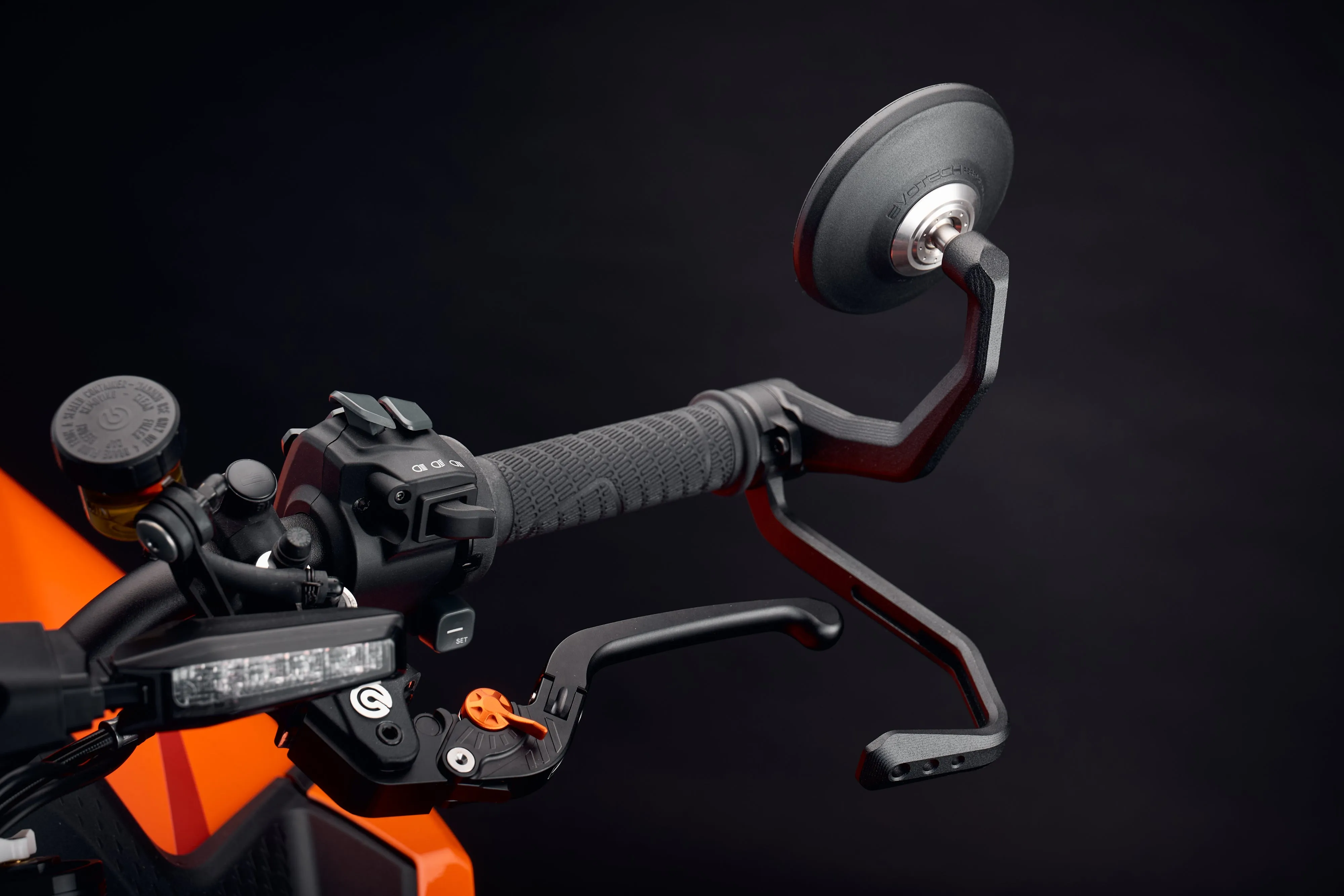 Evotech Bar End Mirrors / Brake and Clutch Protector Kit - KTM 1290 Super Duke R Evo (2022 )