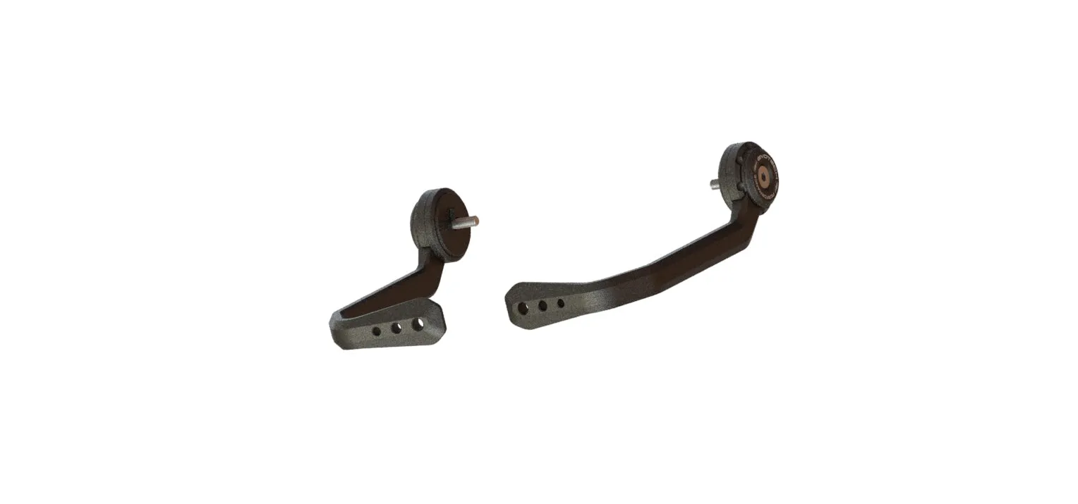 Evotech Triumph Bobber TFC Brake And Clutch Lever Protector Kit (2020 ) (Bar End Mirror Version)
