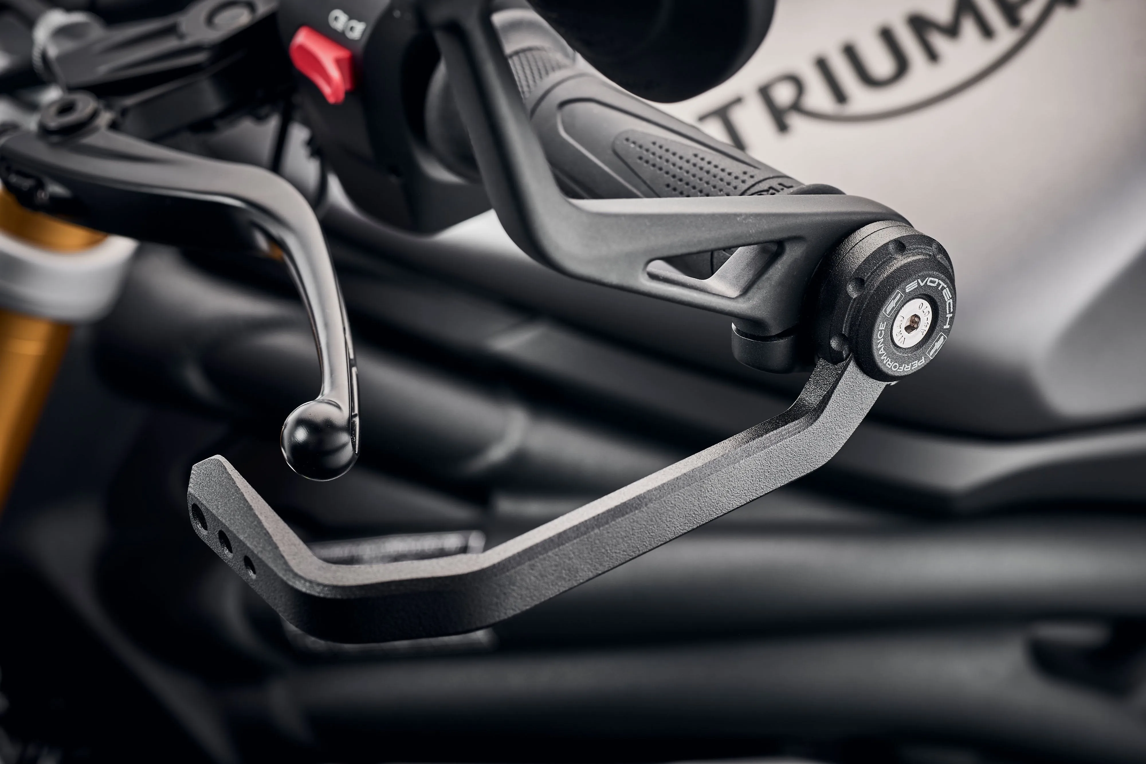 Evotech Triumph Bobber TFC Brake And Clutch Lever Protector Kit (2020 ) (Bar End Mirror Version)