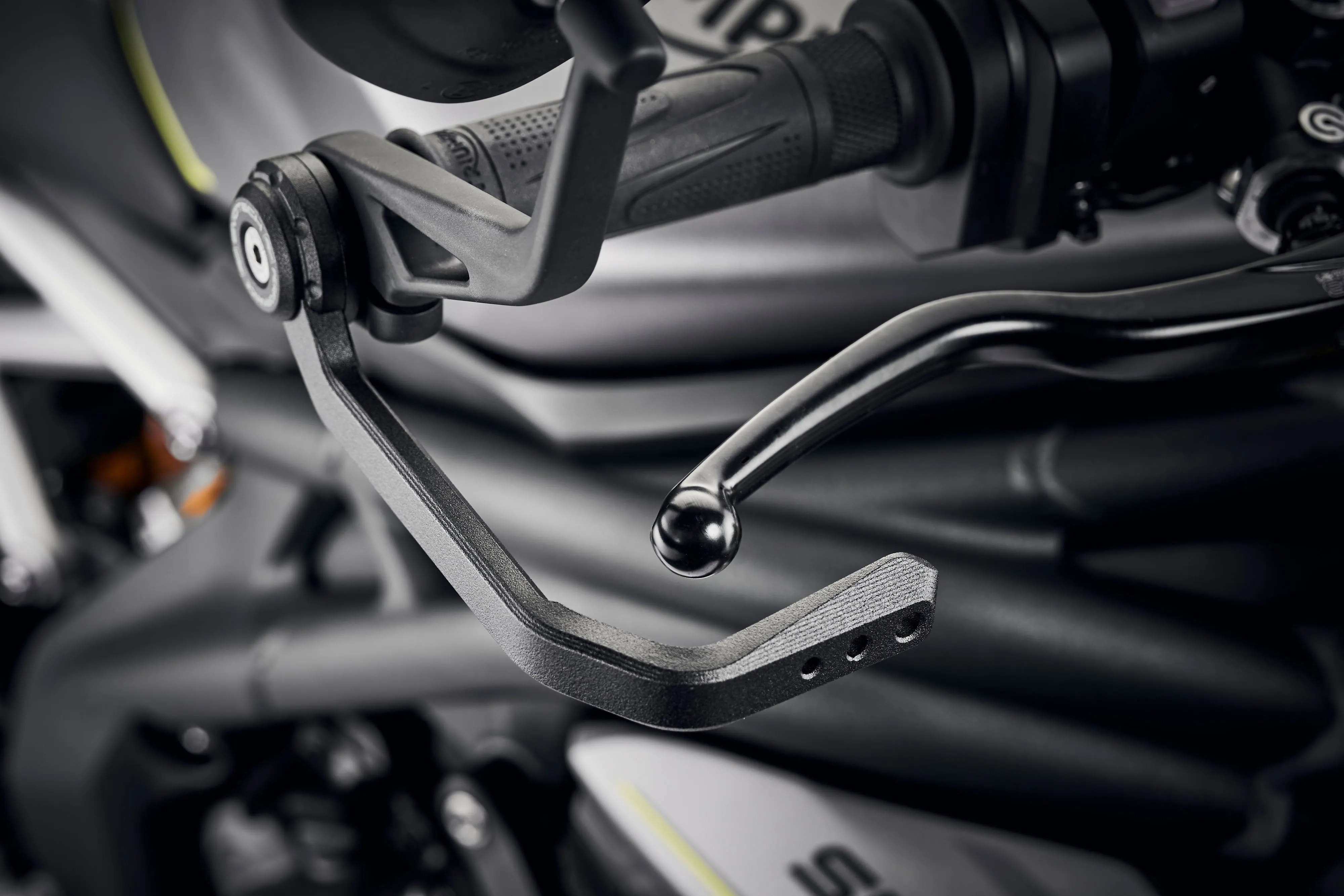 Evotech Triumph Bobber TFC Brake And Clutch Lever Protector Kit (2020 ) (Bar End Mirror Version)