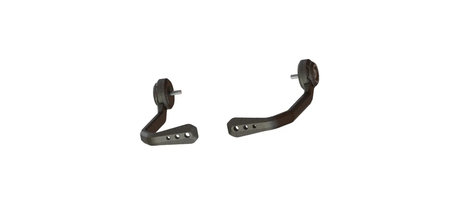 Evotech Triumph Bobber TFC Brake And Clutch Lever Protector Kit (2020 ) (Bar End Mirror Version)