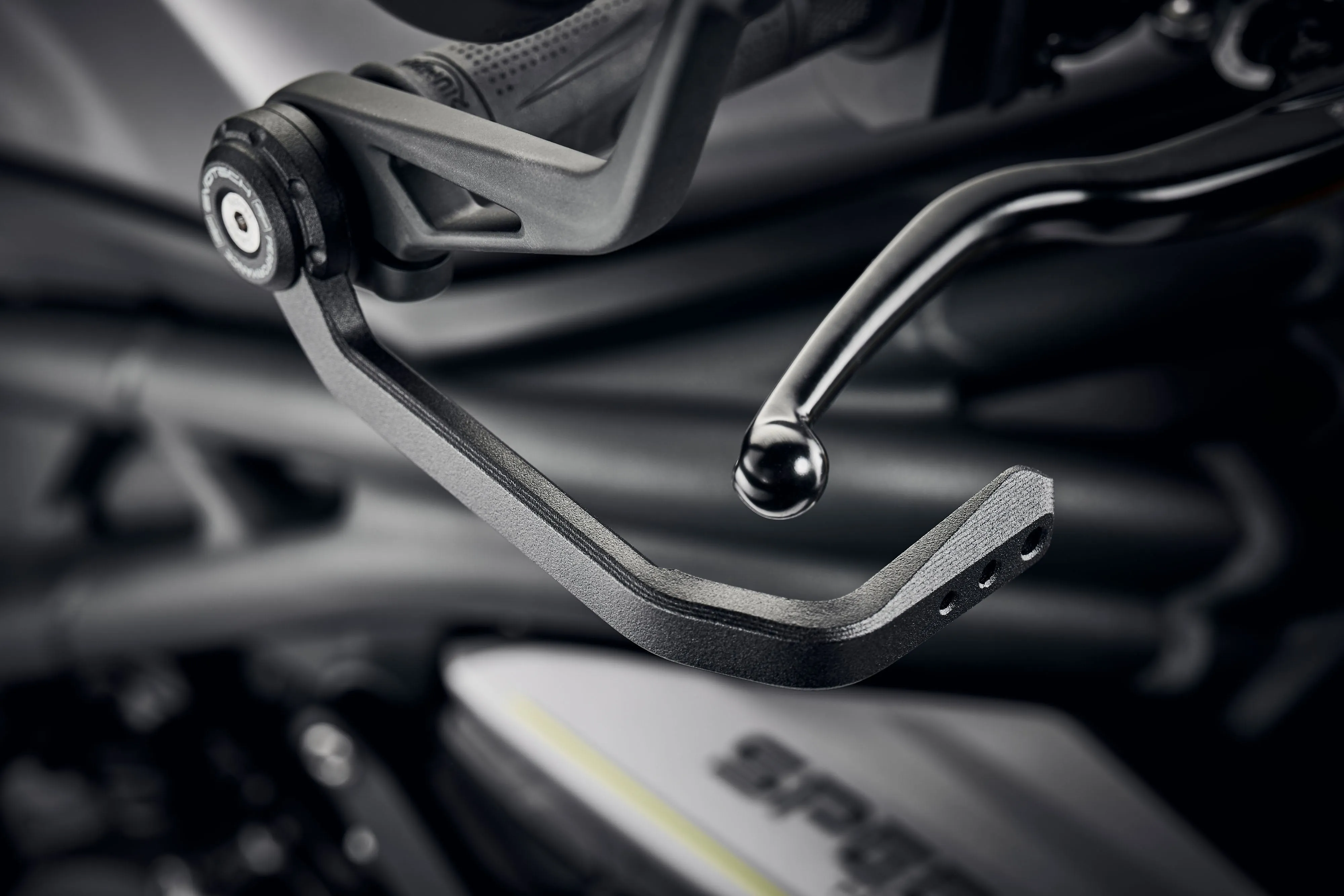 Evotech Triumph Bobber TFC Brake And Clutch Lever Protector Kit (2020 ) (Bar End Mirror Version)