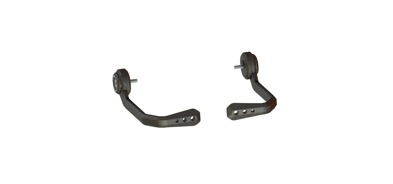 Evotech Triumph Bobber TFC Brake And Clutch Lever Protector Kit (2020 ) (Bar End Mirror Version)