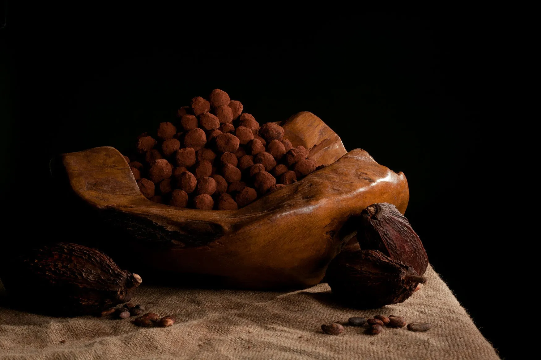 Flambéed Cognac Truffle