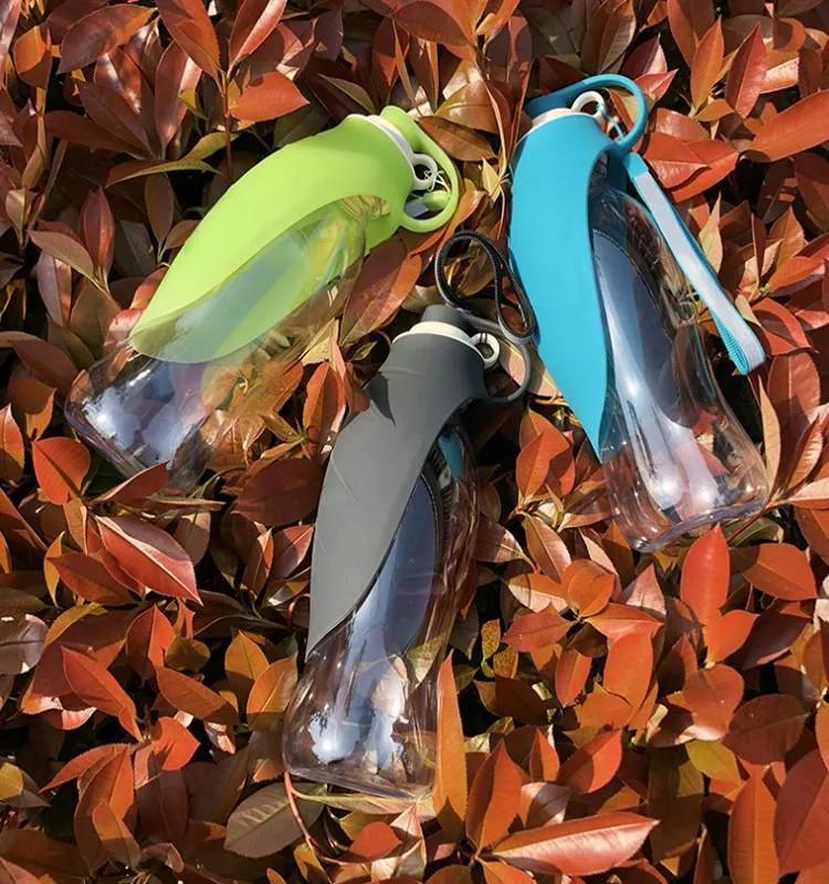 Flip-Up Leaf Portable Dog Water Bottle