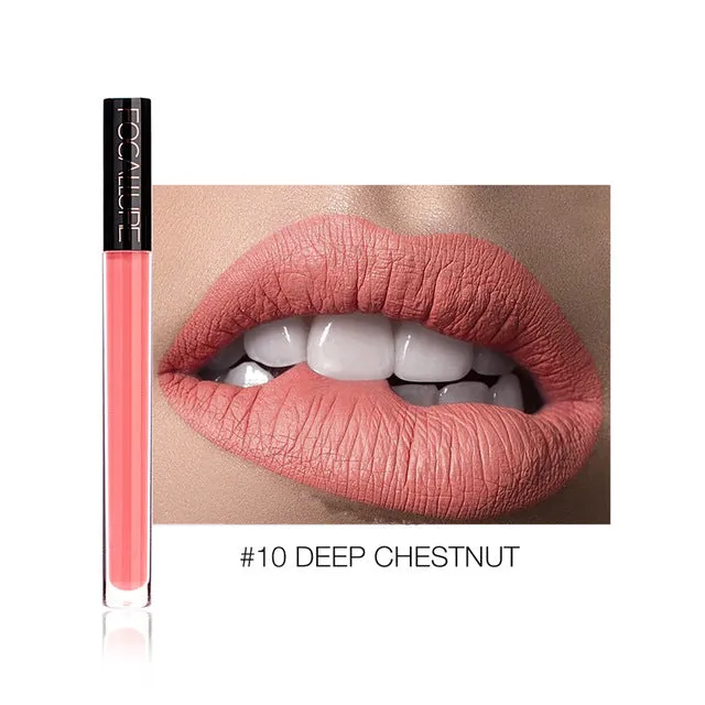 FOCALLURE™ 14 Matte Creamy Liquid Lipsticks