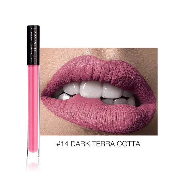 FOCALLURE™ 14 Matte Creamy Liquid Lipsticks