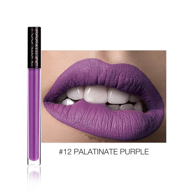 FOCALLURE™ 14 Matte Creamy Liquid Lipsticks