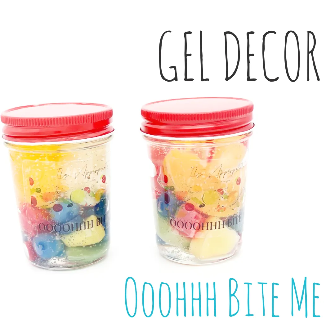 Gel Candle w/ Embeds 8oz.