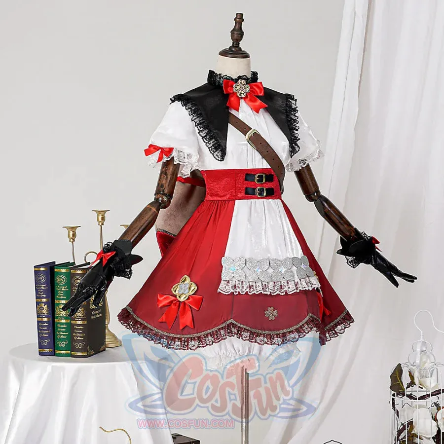 Genshin Impact Klee Blossoming Starlight Cosplay Costume C08137  AA