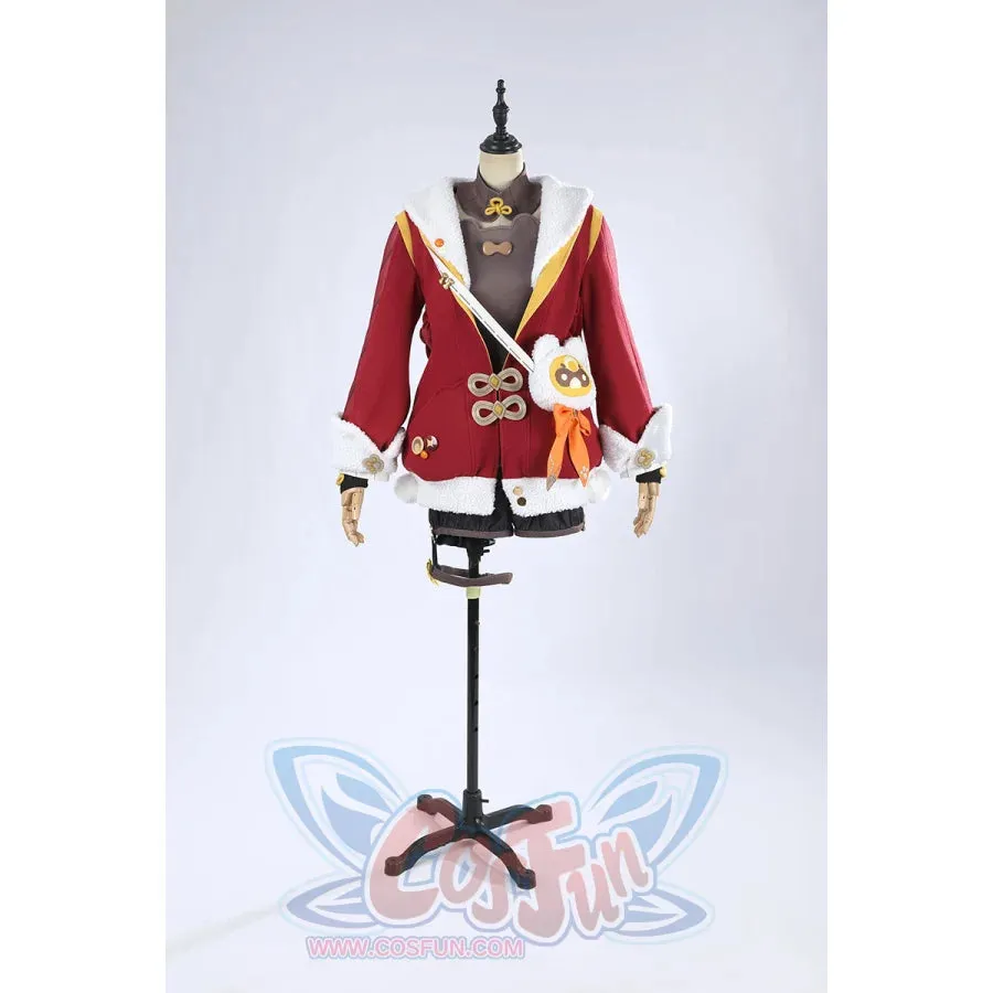 Genshin Impact Xiangling Cosplay Costume C09314  AA