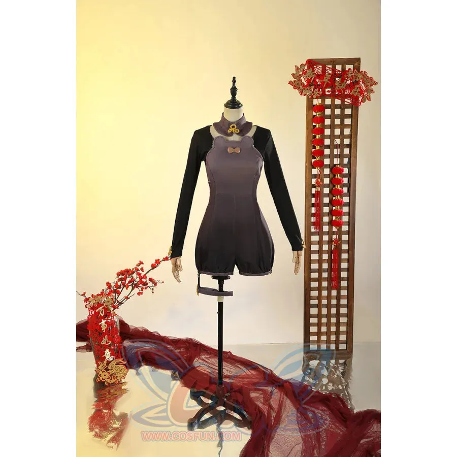 Genshin Impact Xiangling Cosplay Costume C09314  AA