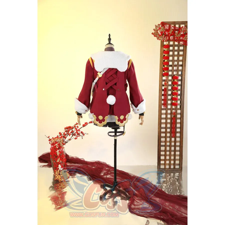 Genshin Impact Xiangling Cosplay Costume C09314  AA