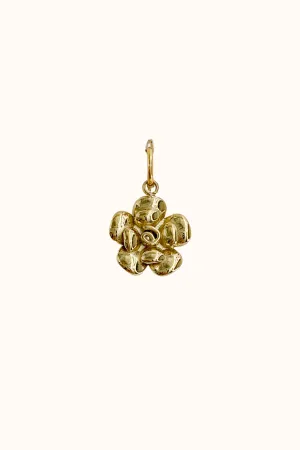 Golden Blossom Charm (Stainless Steel)