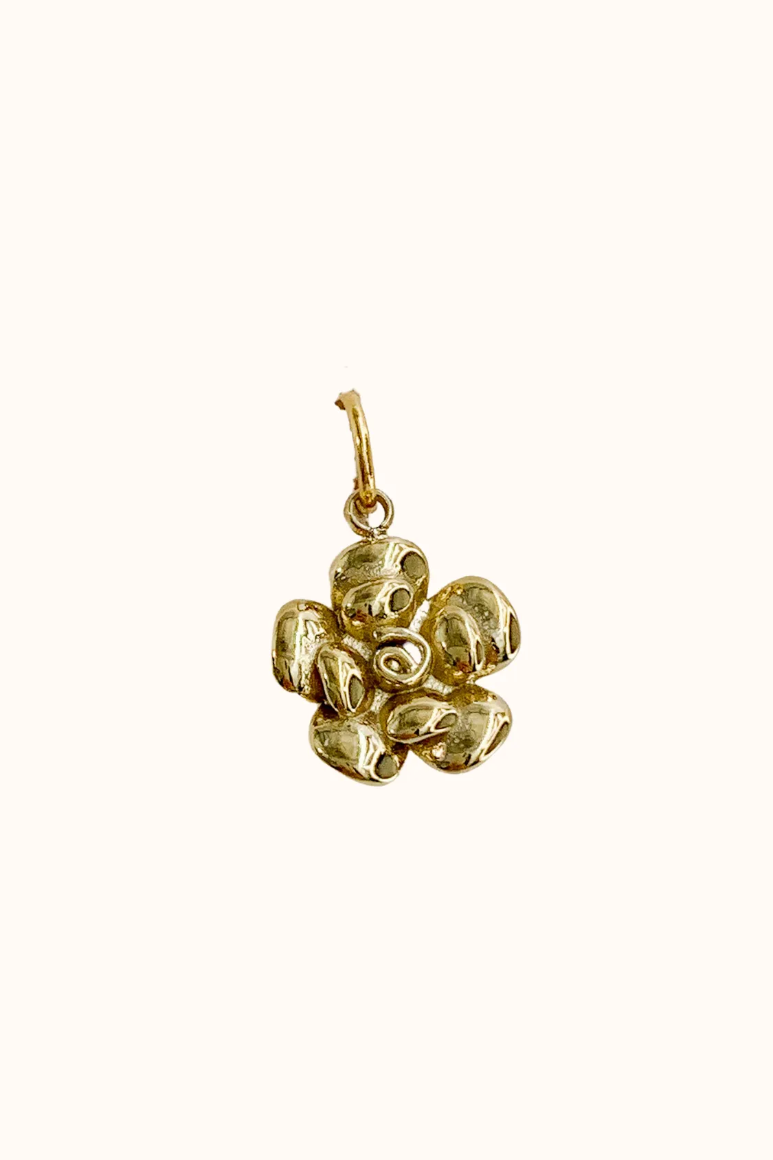 Golden Blossom Charm (Stainless Steel)