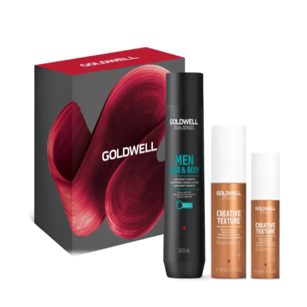 Goldwell Men Hair & Body Christmas Pack (Last Of Range)