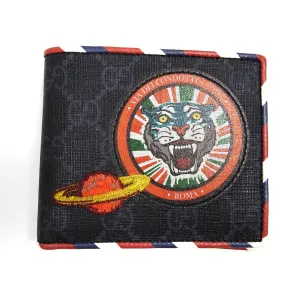 Gucci GG Supreme Tiger & Planet Patch Wallet