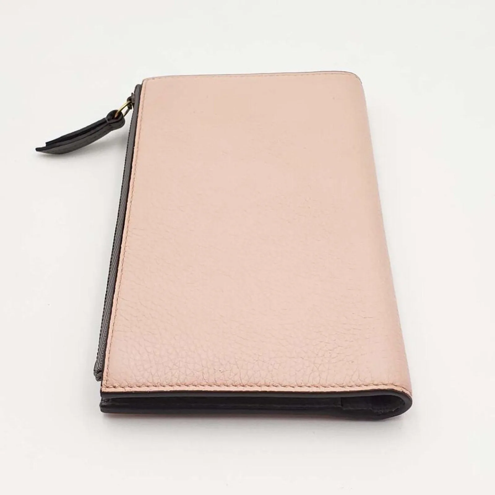 GUCCI Pink&Grey W/P Leather Clutch Bag