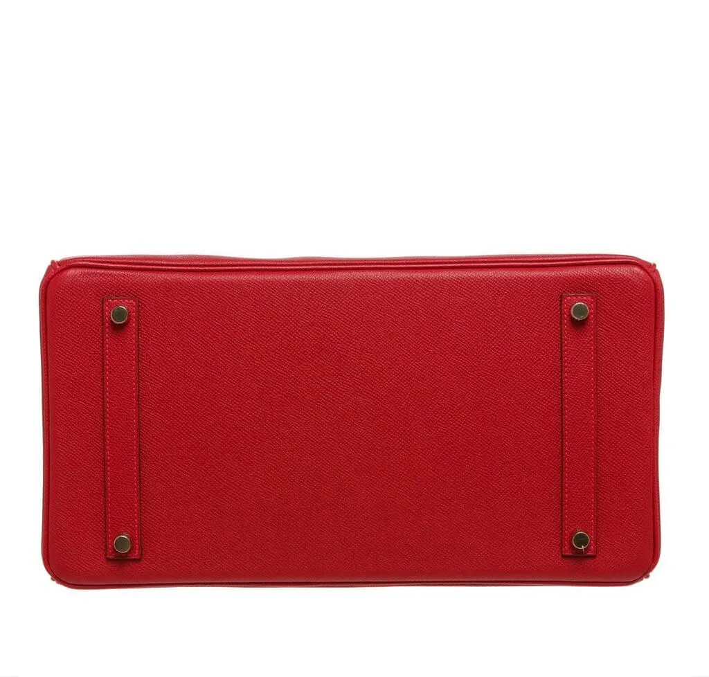 Hermès Birkin 35 Rouge Casaque Red Bag GHW