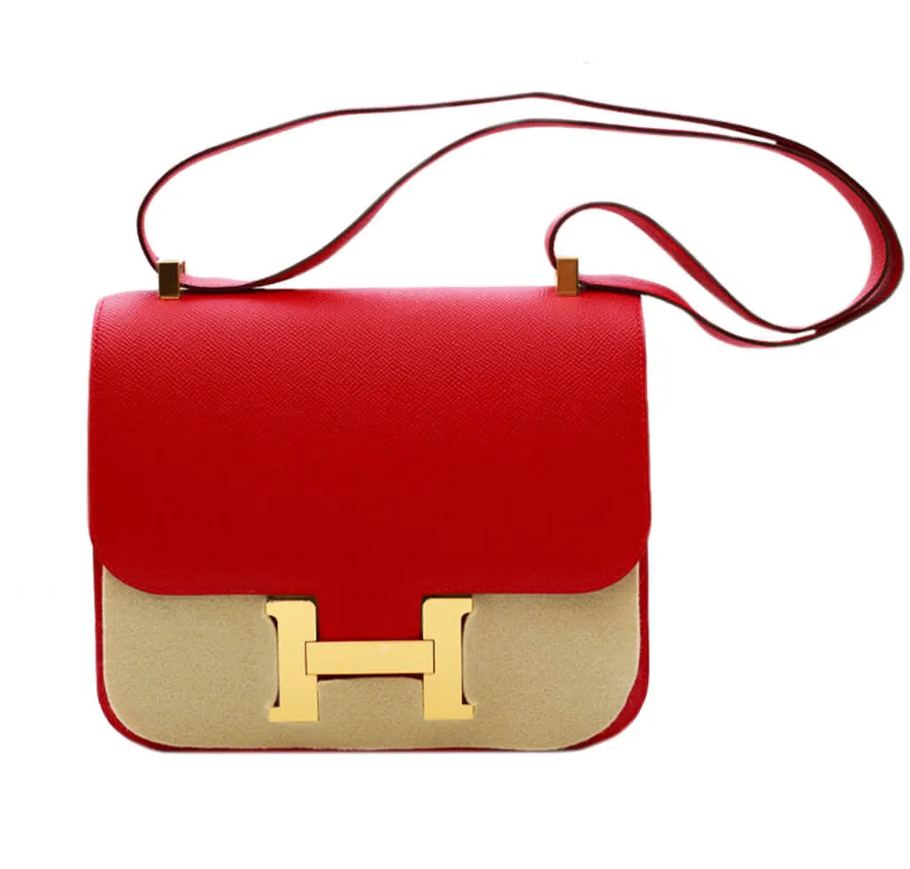 Hermès Constance 24 Bag Rouge Casaque Epsom