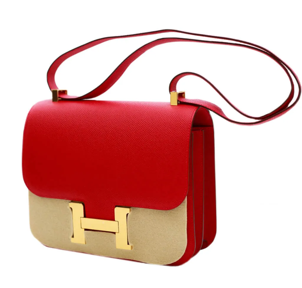 Hermès Constance 24 Bag Rouge Casaque Epsom