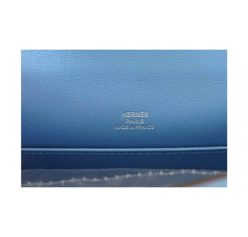 Hermès JPG Kelly Pochette Blue Paradise Bag