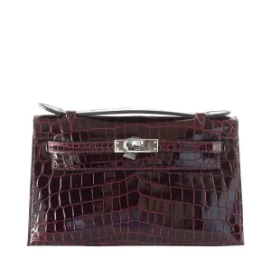 Hermès JPG Kelly Pochette Bordeaux Bag