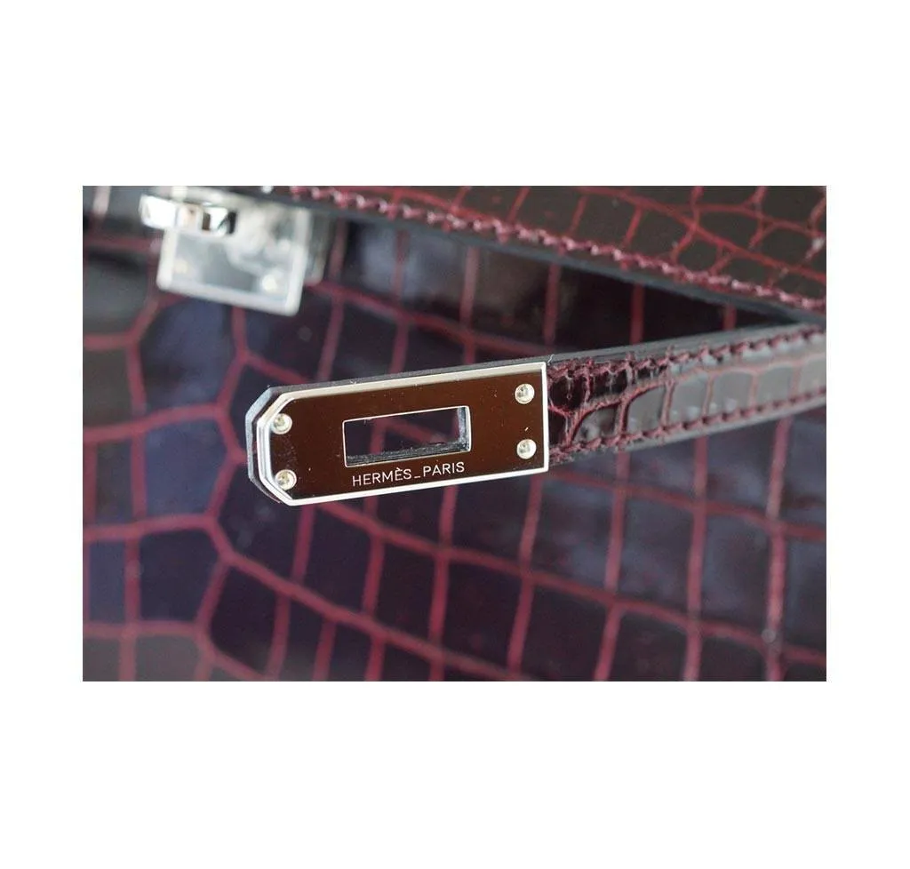 Hermès JPG Kelly Pochette Bordeaux Bag