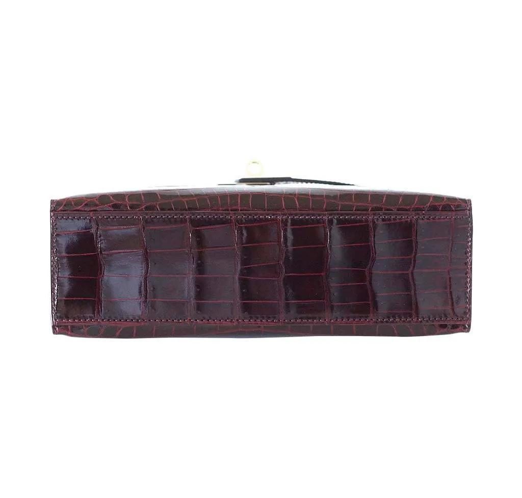 Hermès JPG Kelly Pochette Bordeaux Bag